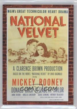 2009 Donruss Americana - Movie Posters Materials #49 - Elizabeth Taylor (National Velvet) /500