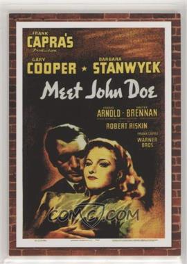 2009 Donruss Americana - Movie Posters Materials #51 - Gary Cooper (Meet John Doe) /500