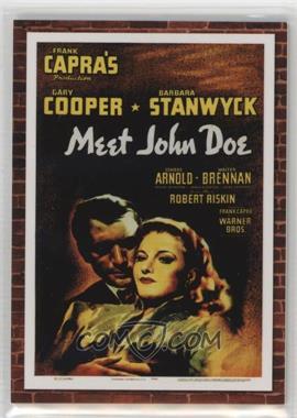 2009 Donruss Americana - Movie Posters Materials #51 - Gary Cooper (Meet John Doe) /500