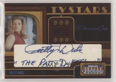 2009 Donruss Americana - TV Stars - Director's Cut Cut Signatures #11 - Patty Duke "The Patty Dukes" /40