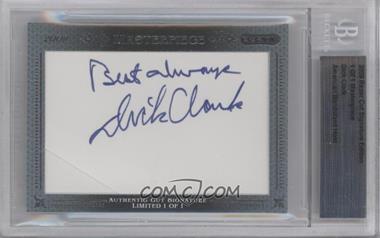 2009 Razor Cut Signature Edition - [Base] - Masterpiece #_DICL - Dick Clark /1 [BGS Authentic]