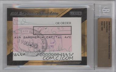 2009 Razor Cut Signature National Edition - [Base] #_AVGA - Ava Gardner [BGS Authentic]