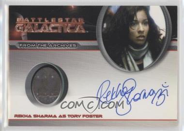 2009 Rittenhouse Battlestar Galactica Season 4 - Costume Relic Autographs #_RSTF - Rekha Sharma as Tory Foster