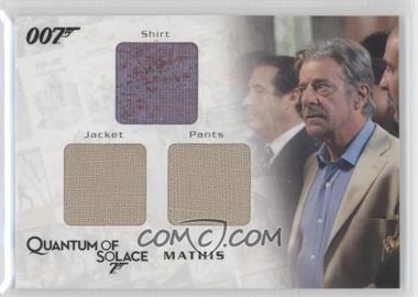 2009 Rittenhouse James Bond: Archives - Wardrobe Relics #QC09 - Mathis (Shirt, Jacket, Pants) /900