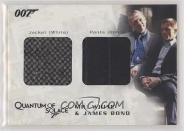 2009 Rittenhouse James Bond: Archives - Wardrobe Relics #QC13 - Mr. White & James Bond (Jacket & Pants) /775