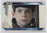 As a young teenager, Spock…