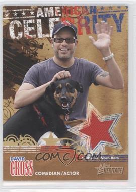 2009 Topps American Heritage - American Celebrity Relics #ACR-DC - David Cross