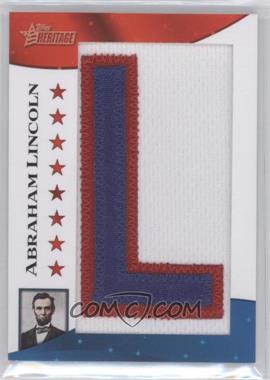 2009 Topps American Heritage - American Presidents Patches #PP-AL - Abraham Lincoln /50