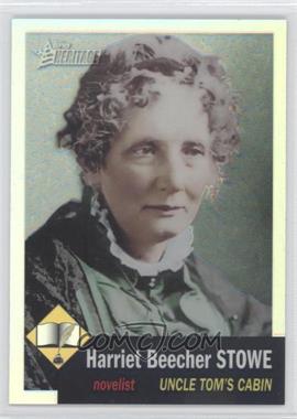 2009 Topps American Heritage - [Base] - Chrome Refractor #C2 - Harriet Beecher Stowe /76