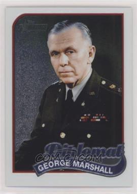 2009 Topps Heritage American Heroes Edition - [Base] - Chrome #C82 - George Marshall /1776