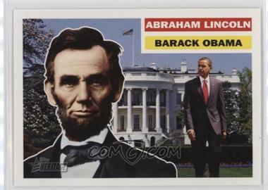 2009 Topps Heritage American Heroes Edition - [Base] #128 - Abraham Lincoln, Barack Obama