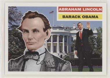 2009 Topps Heritage American Heroes Edition - [Base] #139 - Abraham Lincoln, Barack Obama
