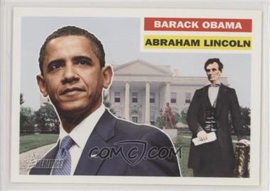 2009 Topps Heritage American Heroes Edition - [Base] #142 - Barack Obama, Abraham Lincoln