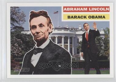 2009 Topps Heritage American Heroes Edition - [Base] #143 - Abraham Lincoln, Barack Obama