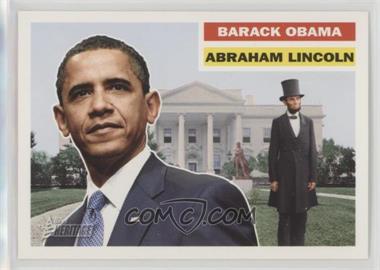 2009 Topps Heritage American Heroes Edition - [Base] #145 - Barack Obama, Abraham Lincoln