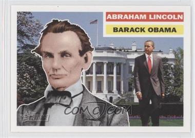 2009 Topps Heritage American Heroes Edition - [Base] #147 - Abraham Lincoln, Barack Obama