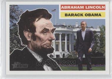 2009 Topps Heritage American Heroes Edition - [Base] #149 - Abraham Lincoln, Barack Obama