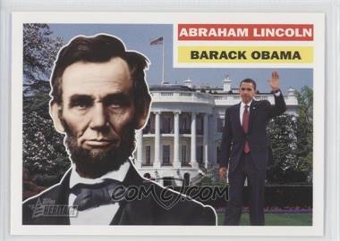 2009 Topps Heritage American Heroes Edition - [Base] #150 - Abraham Lincoln, Barack Obama