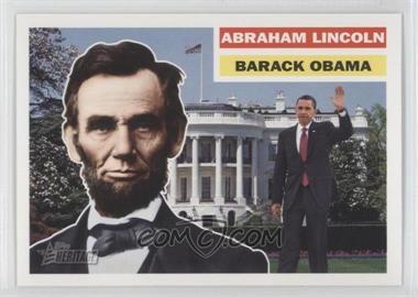 2009 Topps Heritage American Heroes Edition - [Base] #150 - Abraham Lincoln, Barack Obama