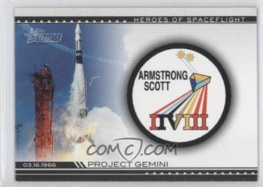 2009 Topps Heritage American Heroes Edition - Heroes of Space Flight #HSF-12 - Project Gemini