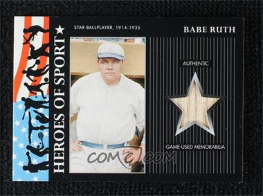 2009 Topps Heritage American Heroes Edition - Heroes of Sport Relics #HSR-2 - Babe Ruth