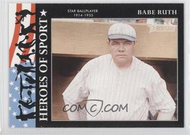 2009 Topps Heritage American Heroes Edition - Heroes of Sports #HS-2 - Babe Ruth