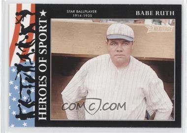 2009 Topps Heritage American Heroes Edition - Heroes of Sports #HS-2 - Babe Ruth