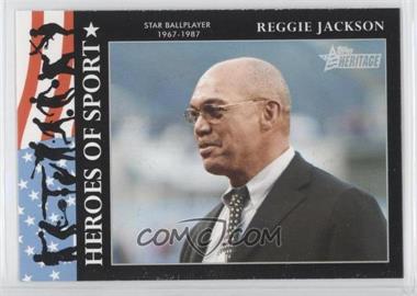 2009 Topps Heritage American Heroes Edition - Heroes of Sports #HS-22 - Reggie Jackson