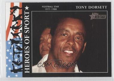 2009 Topps Heritage American Heroes Edition - Heroes of Sports #HS-9 - Tony Dorsett