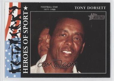 2009 Topps Heritage American Heroes Edition - Heroes of Sports #HS-9 - Tony Dorsett