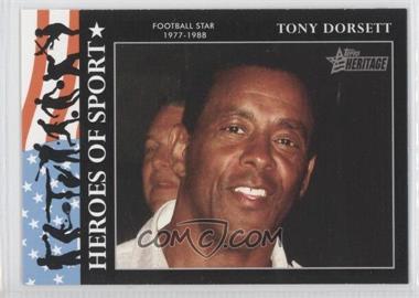 2009 Topps Heritage American Heroes Edition - Heroes of Sports #HS-9 - Tony Dorsett