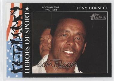 2009 Topps Heritage American Heroes Edition - Heroes of Sports #HS-9 - Tony Dorsett