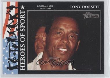 2009 Topps Heritage American Heroes Edition - Heroes of Sports #HS-9 - Tony Dorsett