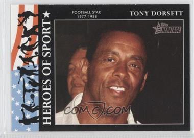 2009 Topps Heritage American Heroes Edition - Heroes of Sports #HS-9 - Tony Dorsett