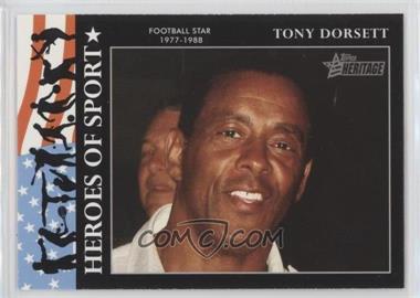 2009 Topps Heritage American Heroes Edition - Heroes of Sports #HS-9 - Tony Dorsett