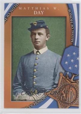 2009 Topps Heritage American Heroes Edition - Medal of Honor #MOH-48 - Matthias W. Day