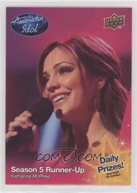 2009 Upper Deck American Idol Season 8 - [Base] #053 - Katharine McPhee