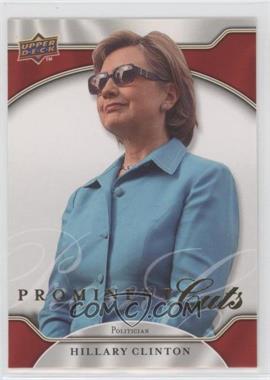 2009 Upper Deck Prominent Cuts - [Base] #10 - Hillary Clinton