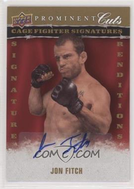 2009 Upper Deck Prominent Cuts - Cage Fighter Signature Renditions #CFSR-JF - Jon Fitch [EX to NM]