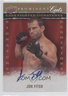2009 Upper Deck Prominent Cuts - Cage Fighter Signature Renditions #CFSR-JF - Jon Fitch
