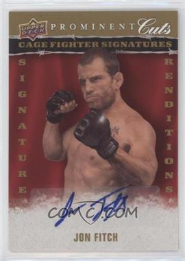 2009 Upper Deck Prominent Cuts - Cage Fighter Signature Renditions #CFSR-JF - Jon Fitch