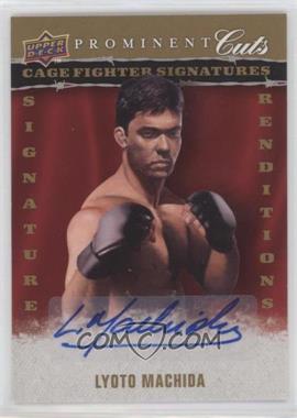 2009 Upper Deck Prominent Cuts - Cage Fighter Signature Renditions #CFSR-LM - Lyoto Machida