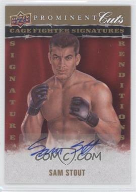 2009 Upper Deck Prominent Cuts - Cage Fighter Signature Renditions #CFSR-SS - Sam Stout