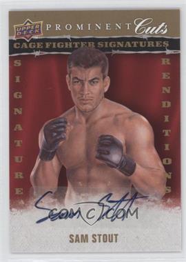 2009 Upper Deck Prominent Cuts - Cage Fighter Signature Renditions #CFSR-SS - Sam Stout
