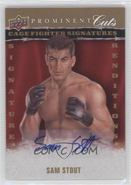 2009 Upper Deck Prominent Cuts - Cage Fighter Signature Renditions #CFSR-SS - Sam Stout