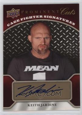 2009 Upper Deck Prominent Cuts - Cage Fighter Signatures #CFS-KJ - Keith Jardine