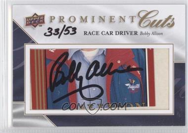 2009 Upper Deck Prominent Cuts - Cut Signatures #PC-BA - Bobby Allison /53