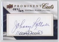 Johnny Lattner #/107