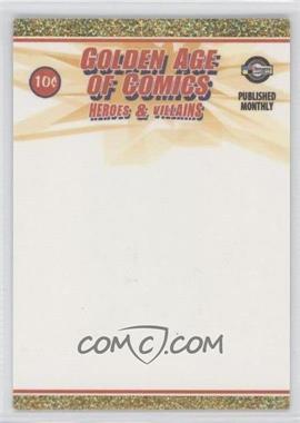 2010 Breygent Golden Age of Comics: Heroes & Villains - Sketch Cards - Blank Artist Proof #_NoN - Blank