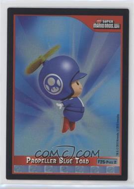 2010 Enterplay Super Mario Bros. Wii - Foil #F25-PUZZ 2 - Propeller Blue Toad